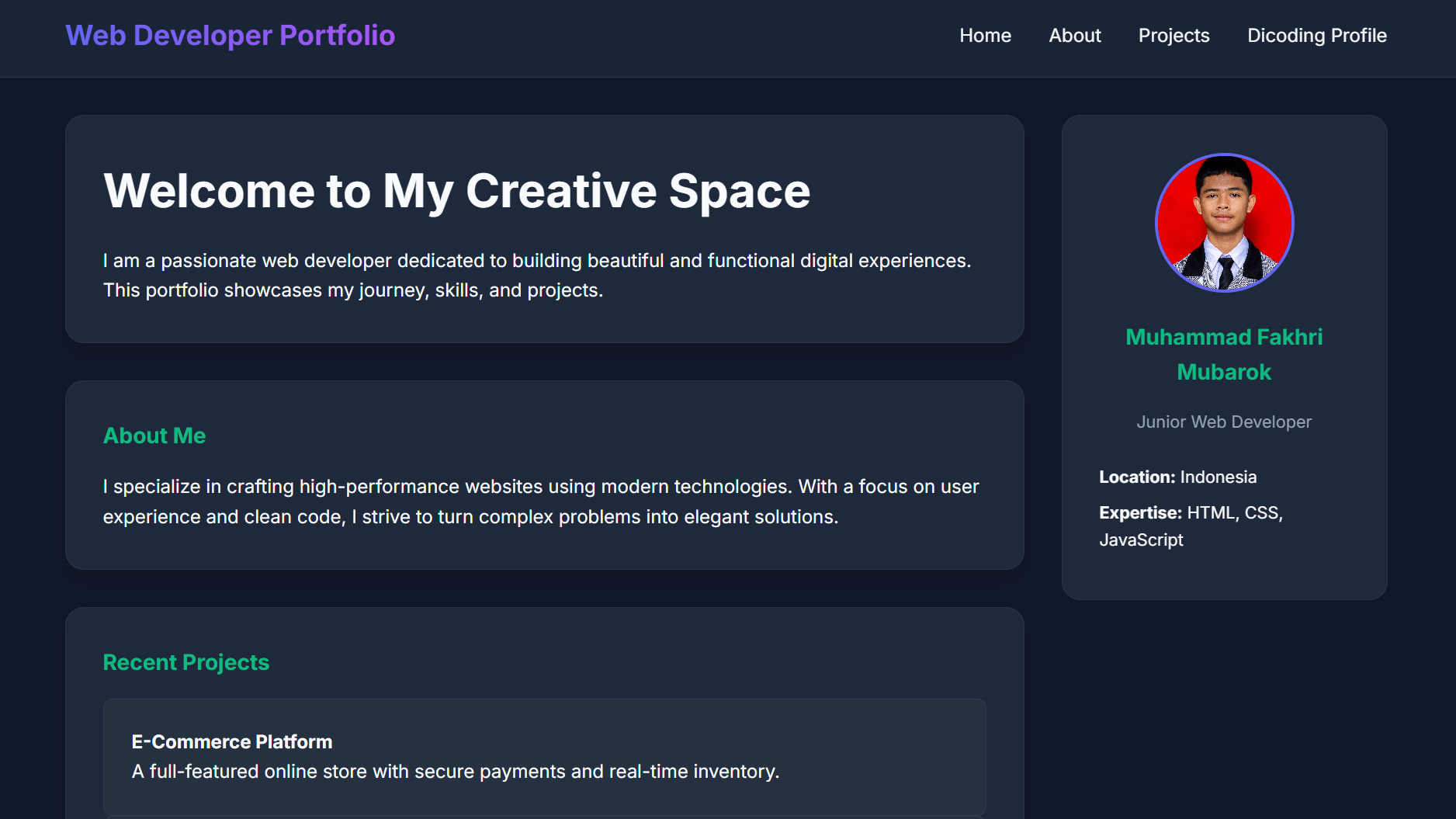Portofolio Saya